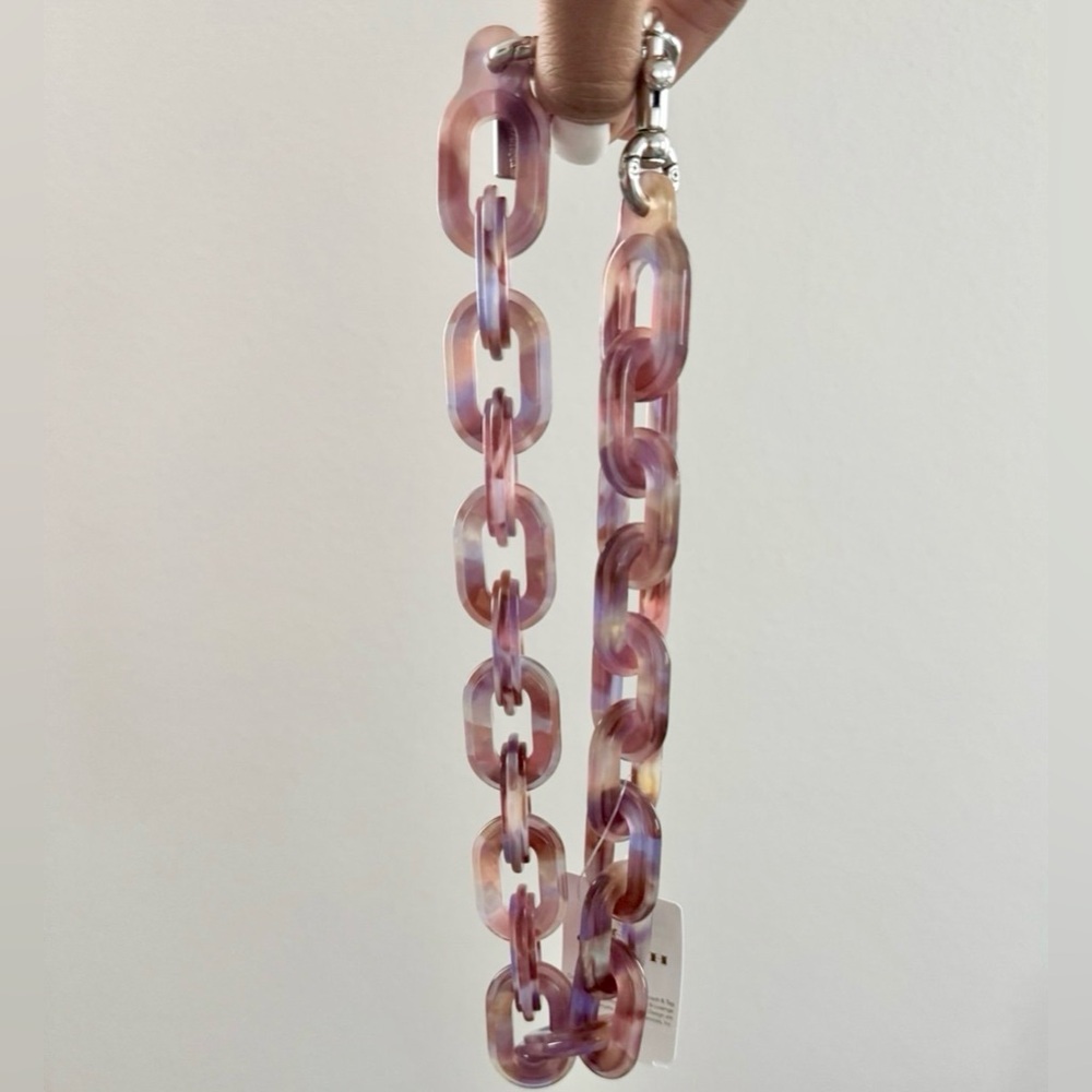 Coach / Coachtopia Short Chain Strap With Recycled Resin Ck544 PUP- Purple Multi